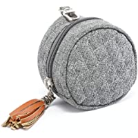 BabbleRoo Estuche para Chupete Práctico para Guardar 2 Chupetes- Impermeable en el Interior- Gris